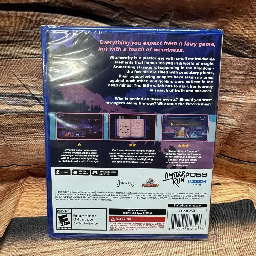 Limited Run Games Witchcrafty PS5 Game Brand New Sealed LRG 068